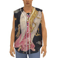 Watercolor Virgo Zodiac Sign Print Sleeveless Baseball Jersey