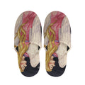 Watercolor Virgo Zodiac Sign Print Slippers