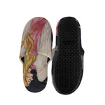 Watercolor Virgo Zodiac Sign Print Slippers