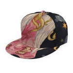 Watercolor Virgo Zodiac Sign Print Snapback Cap