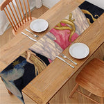 Watercolor Virgo Zodiac Sign Print Table Runner