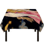 Watercolor Virgo Zodiac Sign Print Tablecloth