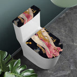 Watercolor Virgo Zodiac Sign Print Toilet Lid And Tank Cover Set