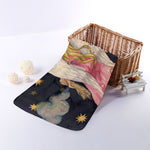 Watercolor Virgo Zodiac Sign Print Towel