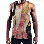 Watercolor Virgo Zodiac Sign Print Training Tank Top