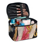 Watercolor Virgo Zodiac Sign Print Travel Makeup Bag