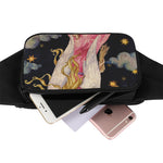 Watercolor Virgo Zodiac Sign Print Waist Bag