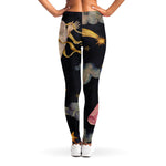Watercolor Virgo Zodiac Sign Print Women's Leggings