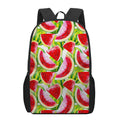 Watercolor Watermelon Pattern Print 17 Inch Backpack