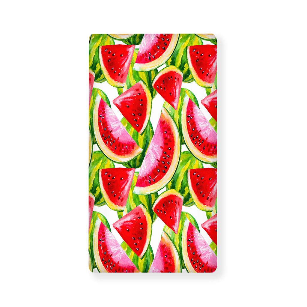 Watercolor Watermelon Pattern Print Baby Crib Sheet