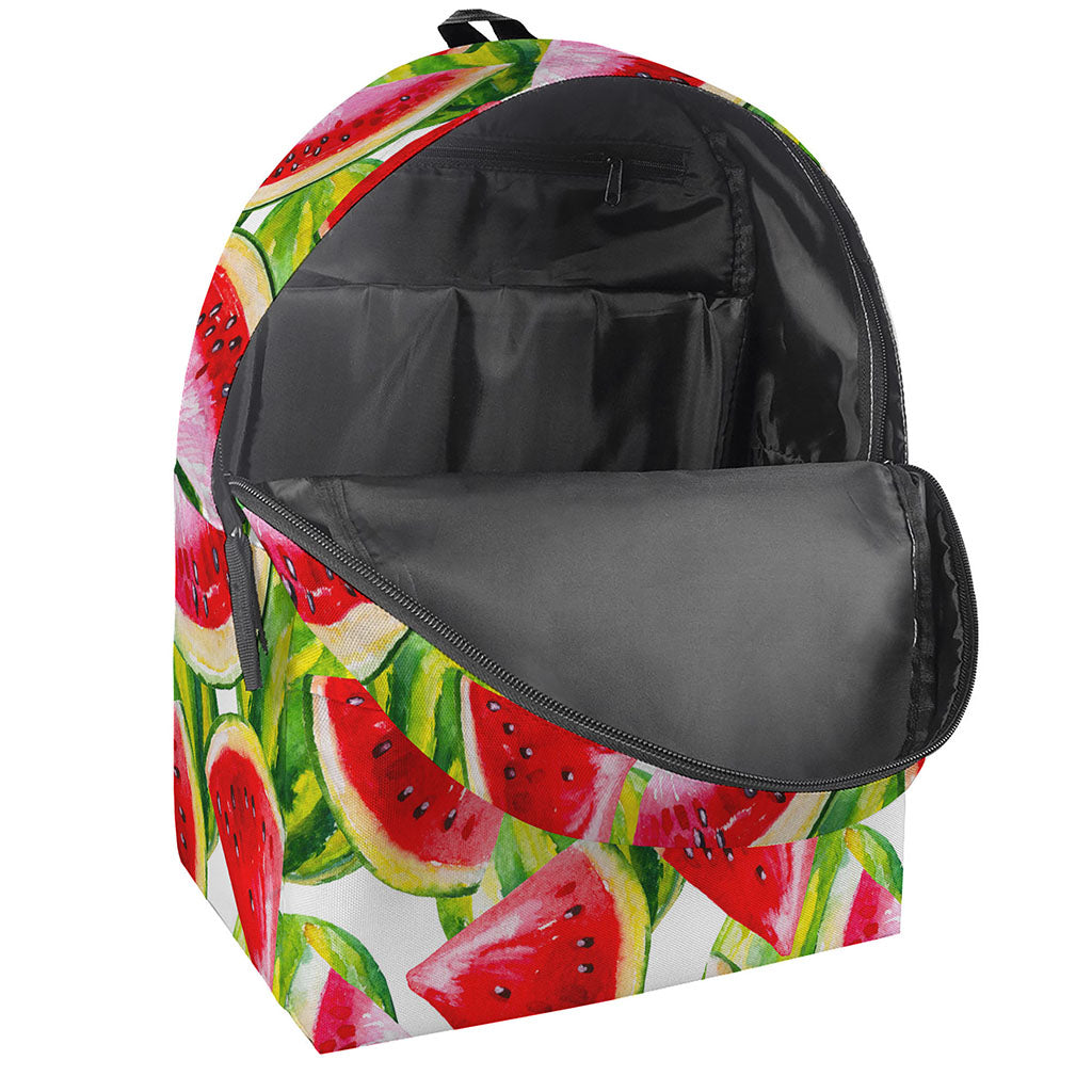 Watercolor Watermelon Pattern Print Backpack