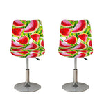Watercolor Watermelon Pattern Print Bar Stool Covers