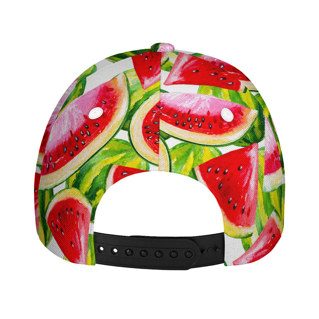 Watercolor Watermelon Pattern Print Baseball Cap