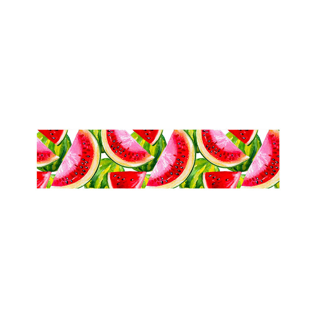 Watercolor Watermelon Pattern Print Bed Runner