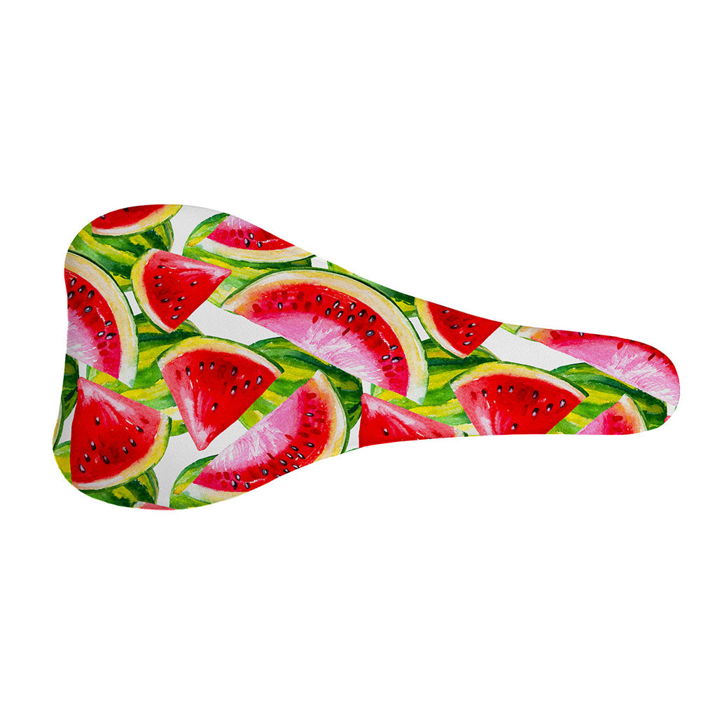 Watercolor Watermelon Pattern Print Bicycle Seat Cover