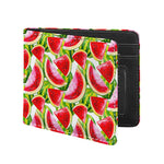 Watercolor Watermelon Pattern Print Bifold Wallet