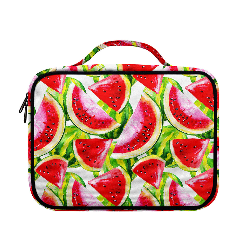 Watercolor Watermelon Pattern Print Briefcase Bible Bag