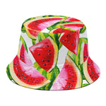Watercolor Watermelon Pattern Print Bucket Hat