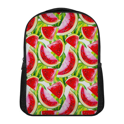 Watercolor Watermelon Pattern Print Casual Backpack