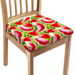 Watercolor Watermelon Pattern Print Chair Cushion Cover