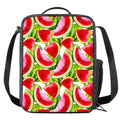Watercolor Watermelon Pattern Print Crossbody Lunch Bag