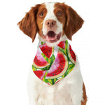 Watercolor Watermelon Pattern Print Dog Bandana