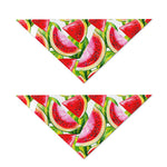 Watercolor Watermelon Pattern Print Dog Bandana