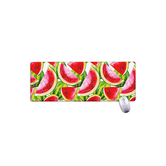Watercolor Watermelon Pattern Print Extended Mouse Pad