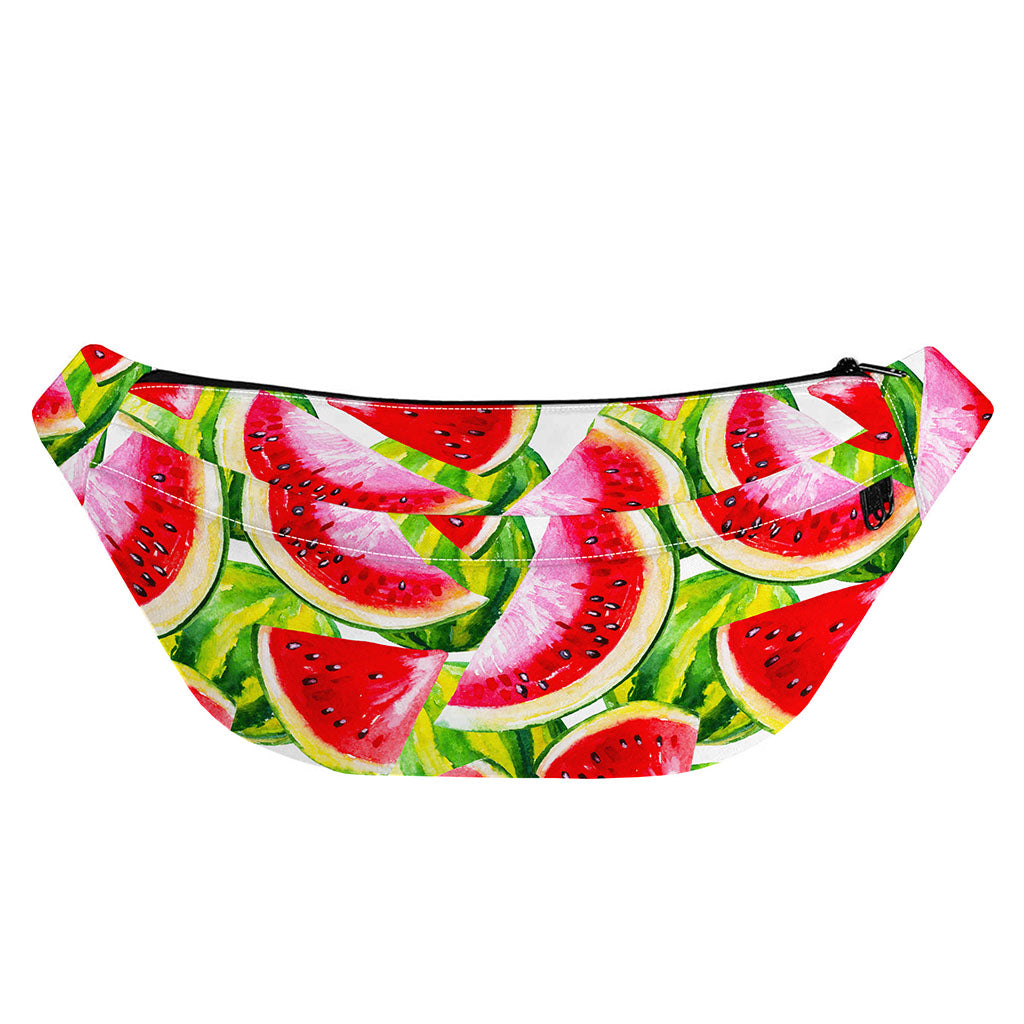 Watercolor Watermelon Pattern Print Fanny Pack