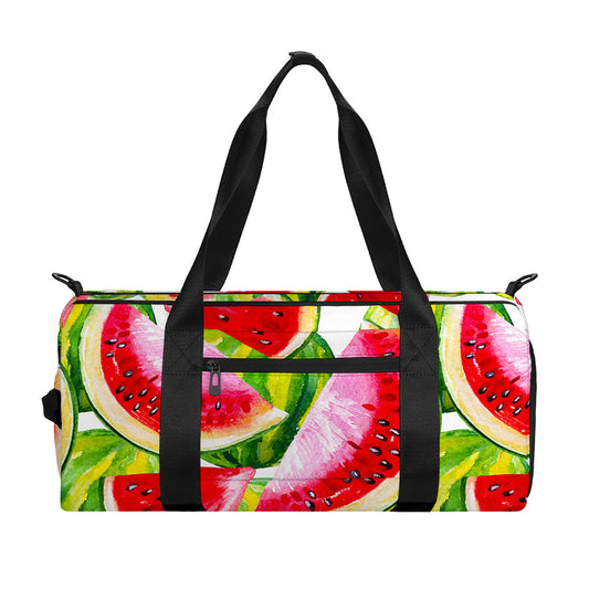 Watercolor Watermelon Pattern Print Gym Bag