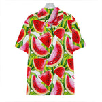 Watercolor Watermelon Pattern Print Hawaiian Shirt