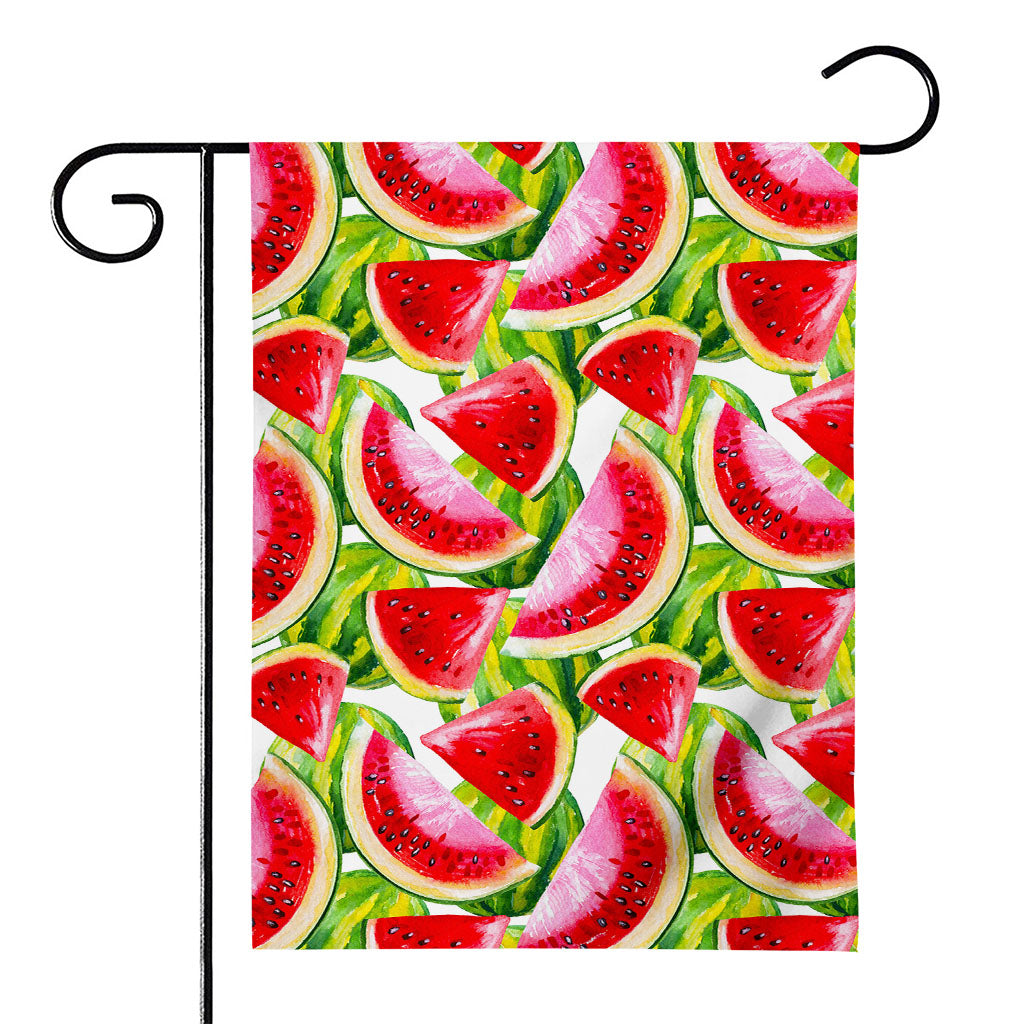 Watercolor Watermelon Pattern Print House Flag