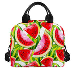 Watercolor Watermelon Pattern Print Insulated Lunch Bag