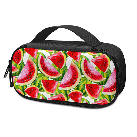 Watercolor Watermelon Pattern Print Insulin Cooler Travel Case