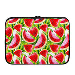 Watercolor Watermelon Pattern Print Laptop Sleeve