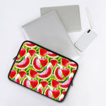Watercolor Watermelon Pattern Print Laptop Sleeve