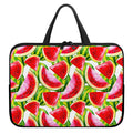 Watercolor Watermelon Pattern Print Laptop Sleeve With Handle