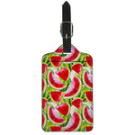 Watercolor Watermelon Pattern Print Luggage Tag