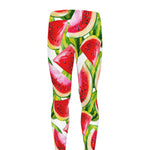 Watercolor Watermelon Pattern Print Men's leggings