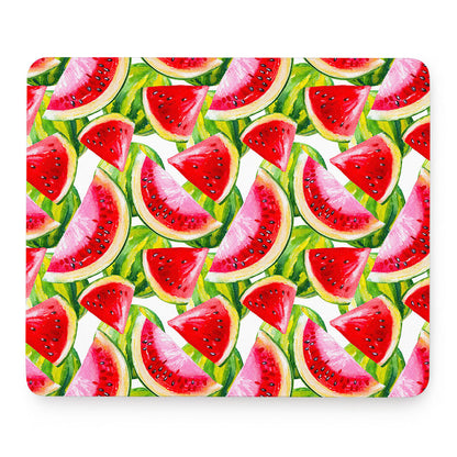 Watercolor Watermelon Pattern Print Mouse Pad