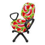 Watercolor Watermelon Pattern Print Office Chair Cover