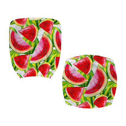 Watercolor Watermelon Pattern Print Office Chair Cover