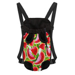 Watercolor Watermelon Pattern Print Pet Carrier Backpack