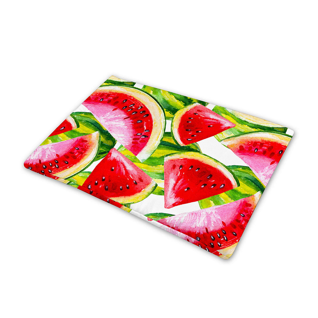 Watercolor Watermelon Pattern Print Pet Cooling Mat Cover