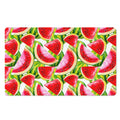 Watercolor Watermelon Pattern Print Polyester Doormat