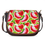 Watercolor Watermelon Pattern Print Saddle Bag