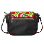 Watercolor Watermelon Pattern Print Saddle Bag