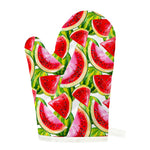 Watercolor Watermelon Pattern Print Single Oven Mitt