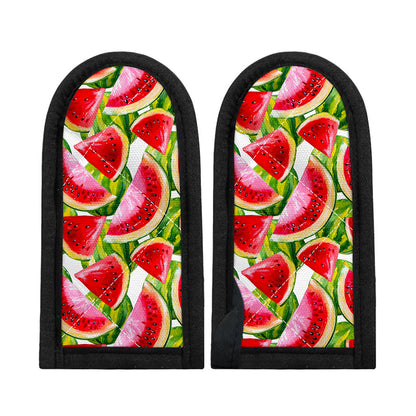 Watercolor Watermelon Pattern Print Skillet Handle Cover