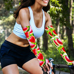 Watercolor Watermelon Pattern Print Sun Protection Arm Sleeves